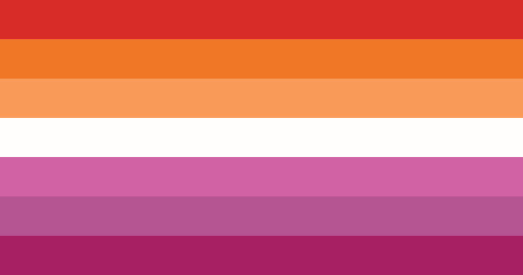 Sunset Lesbian Flag (7-Stripe)